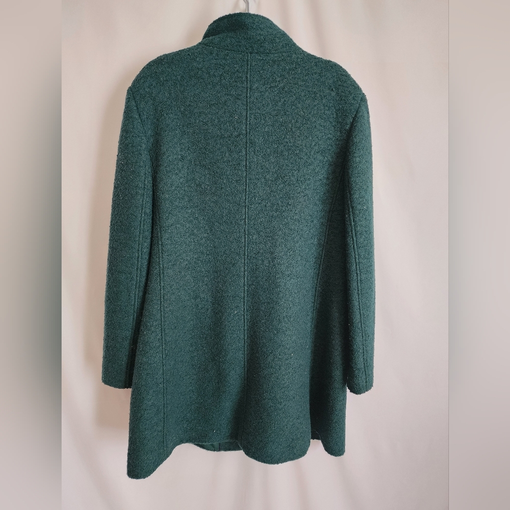 LOFT Marled Wool Funnel Neck Coat - Picture 3 of 3